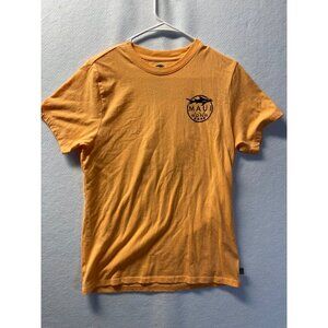 Maui & Sons Medium Men’s Graphic Tee Shirt Sleeve Mango Orange T-Shirt